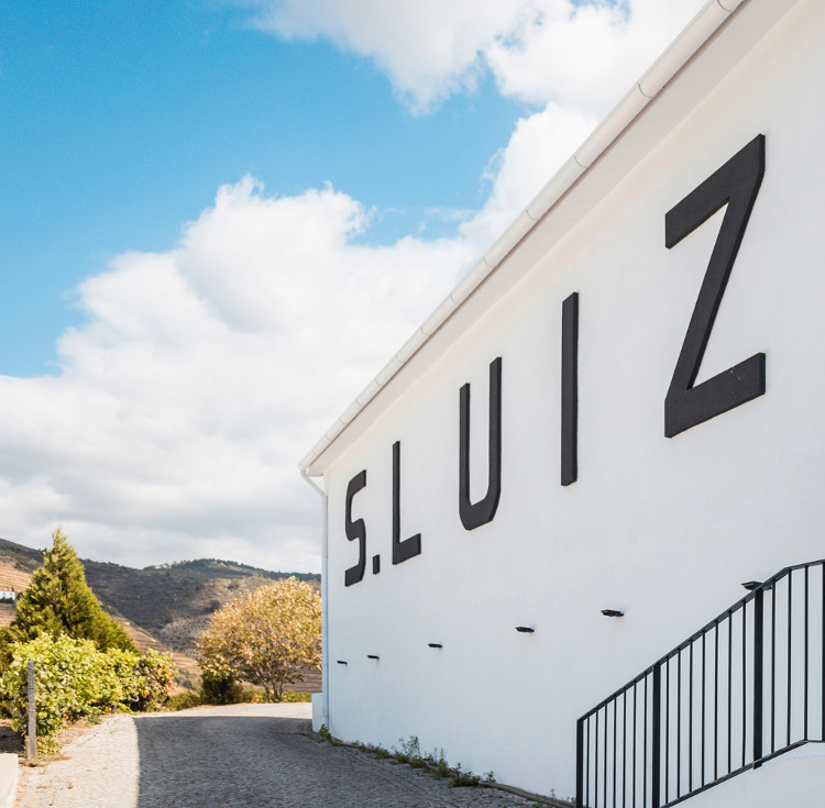 White walls at Quinta de São Luiz Adega São Luiz